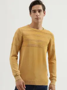 United Colors of Benetton Self Design Cotton Pullover Sweater
