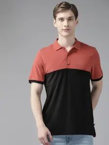 Blackberrys Colourblocked Slim Fit Polo Collar  T-shirt