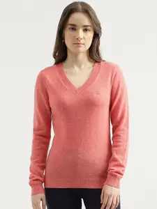 United Colors of Benetton V-Neck Woollen Pullover