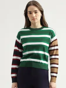 United Colors of Benetton Striped Cotton Pullover