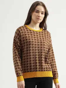 United Colors of Benetton Conversational Printed Cotton Pullover