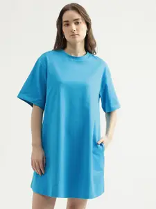 United Colors of Benetton Round Neck Cotton T-Shirt Dress