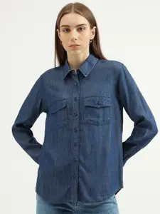 United Colors of Benetton Spread Collar Casual Shirt