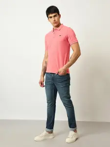 Lee Polo Collar Cotton Slim Fit T-shirt