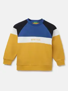 United Colors of Benetton Boys Colourblocked Sweatshirt
