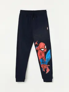Fame Forever by Lifestyle Boys Spider Man Printed Pure Cotton Joggers