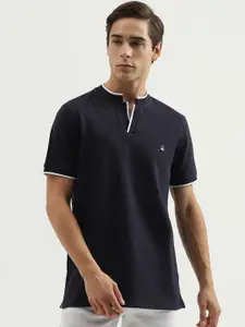 United Colors of Benetton Short Sleeves Regular Fit Mandarin Collar T-shirt