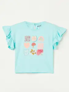Juniors by Lifestyle Girls Printed Cotton T-shirt