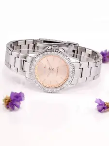 Sector Women Printed Dial & Stainless Steel Straps Analogue Display Watch R3253161536