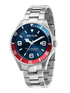 Sector Men Printed Dial & Stainless Steel Straps Analogue Display Watch R3253161018