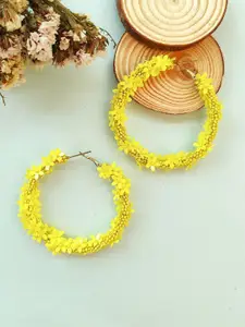 Crunchy Fashion Circular Hoop Earrings