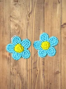 Crunchy Fashion Artificial Beads Floral Studs Earrings