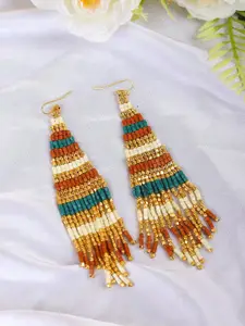 Crunchy Fashion Triangular Drop Earrings