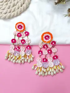Crunchy Fashion Floral Drop Earrings