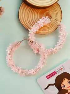 Crunchy Fashion Circular Hoop Earrings