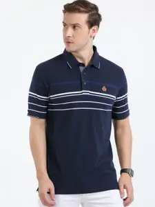 Classic Polo Striped Polo Collar Cotton Slim Fit T-Shirt