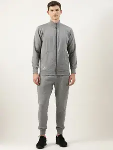 Sports52 wear Solid Mock Collar Sports Tracksuit