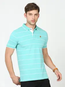 Classic Polo Striped Cotton Polo Collar Slim Fit T-shirt
