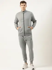 Sports52 wear Solid Mock Collar Sport Tracksuit