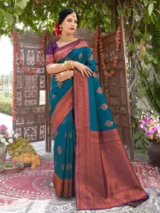 Anouk Woven Design Zari Kanjeevaram Saree