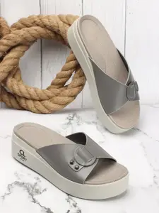 Carlton London sports Grey Platform Sandals