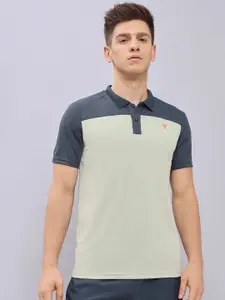 Technosport Polo Collar Antimicrobial Slim Fit T-shirt