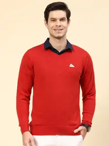 Monte Carlo Shirt Collar Pullover Sweater