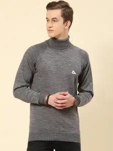 Monte Carlo Turtle Neck Ribbed Knitted Pullover