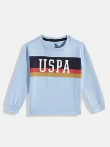 U.S. Polo Assn. Kids Boys Printed Pure Cotton Sweatshirt