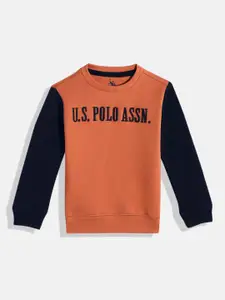 U.S. Polo Assn. Kids Boys Colourblocked Sweatshirt