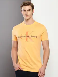 Calvin Klein Jeans Typography Printed Cotton T-shirt