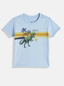 U.S. Polo Assn. Kids Boys Printed Pure Cotton T-shirt
