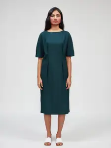 Bhaane Flared Sleeve A-Line Midi Dress