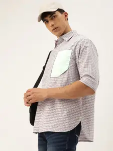 Kook N Keech Men Relaxed Opaque Checked Casual Shirt