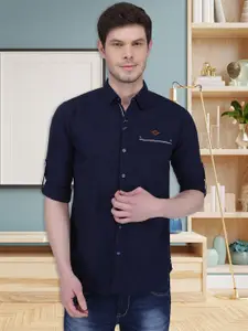 Kuons Avenue Smart Slim Fit Linen Cotton Casual Shirt