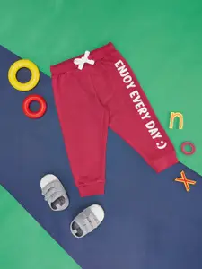 Pantaloons Baby Infant Boys Typography Printed Cotton Joggers