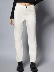 High Star Stretch Straight Fit Clean Look Jeans