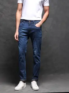 RARE RABBIT Men Slim Fit Light Fade Cotton Stretchable Jeans
