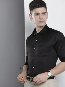 The Indian Garage Co. X Luxe Men Slim Fit Opaque Formal Shirt