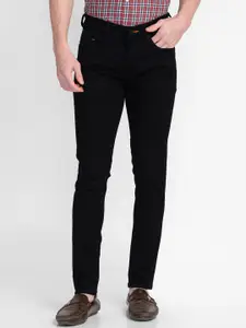 MOZZO Men Lean Mid Rise Clean Look Slim Fit Jeans