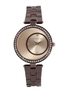 GIORDANO Women Embellished Dial & Bracelet Style Straps Analogue Watch A2056