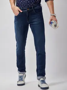 MOZZO Men Lean Slim Fit Clean Look Stretchable Jeans