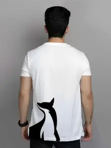 Elibolz Graphic Printed Round Neck Cotton Regular T-shirt