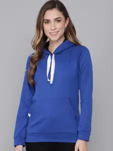 BAESD Hooded Neck Long Sleeves Mock Pocket Sweatshirts