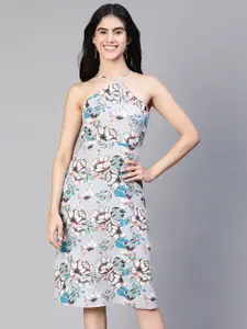 Oxolloxo Floral Print Body Con Strap Dress