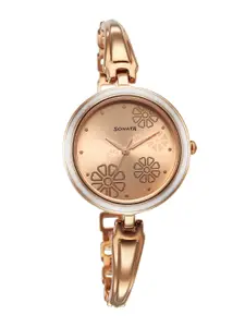 Sonata Women Printed Dial & Stainless Steel Bracelet Style Straps Analogue Watch