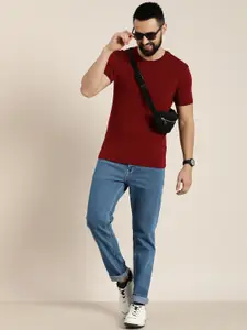 HERE&NOW Men Smart Regular Fit Stretchable Jeans