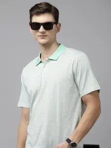 Park Avenue Printed Polo Collar Pure Cotton Slim Fit T-shirt