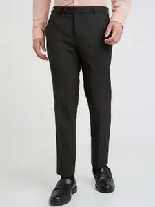 Raymond Men Checked Slim Fit Trousers