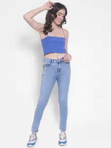 Crimsoune Club Women Slim Fit Mid-Rise Stretchable Jeans